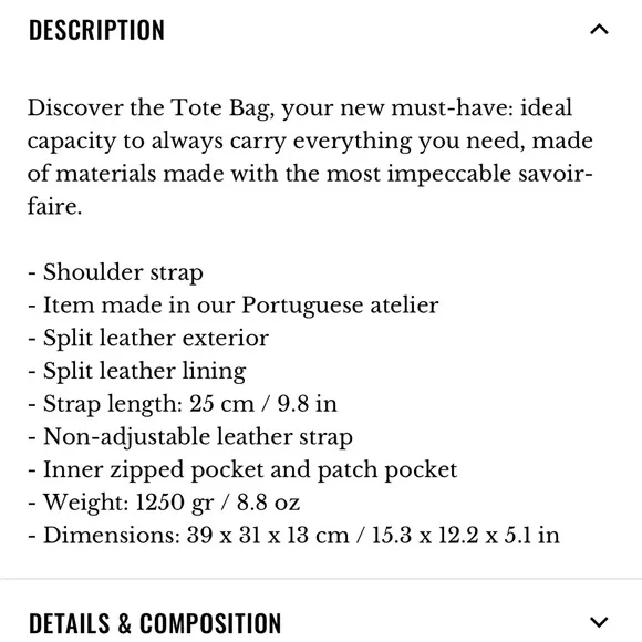 Sezane The Tote Camel - Size TU - Picture 2 of 3